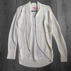 Lilly Pulitzer Meryl Cardigan Ivory Size M